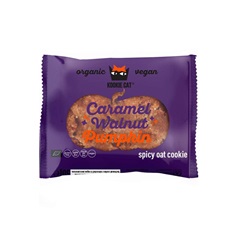 Kookie Cat bio vegán gluténmentes zabkeksz sütőtök-karamellizált dió 50 g