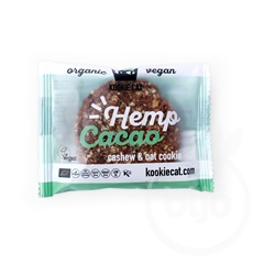 Kookie Cat bio vegán gluténmentes zabkeksz kendermag-kakaó 50 g