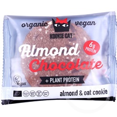 Kookie cat bio vegán gluténmentes mandulás zabkeksz, protein csoki 50 g