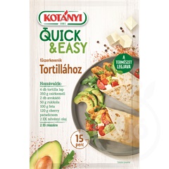Kotányi quick&easy fűszerkeverék tortillához 20 g