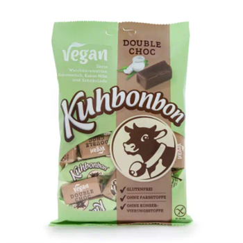 Kuhbonbon tejkaramella vegán dupla csokis zacskós 165 g