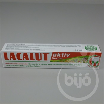 Lacalut aktiv fogkrém herbal 75 ml