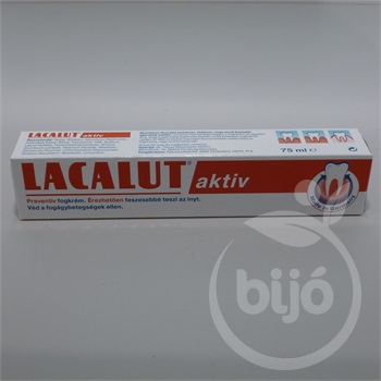 Lacalut aktiv fogkrém 75 ml