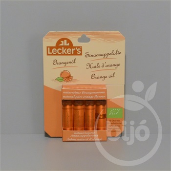 Leckers bio narancsolaj /étkezési/4x2 ml 8 ml