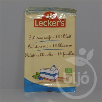 Leckers bio zselatinlap állati eredetű 12 db