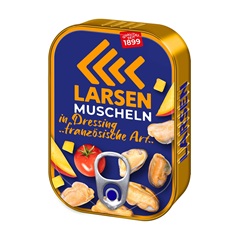 Larsen kagyló fűszeres francia szószban 110 g