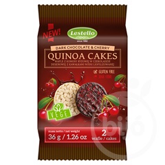 Lestello quinoa tallér étcsokoládés szárított meggyel 36 g