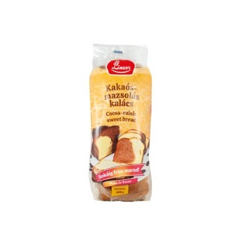 Linzer kalács kakaós-mazsolás 400 g