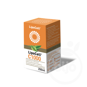 Lipocell c1000 liposzómás c-vitamin és bioflavonoid tartalmú folyékony étrend-kiegészítő narancs ízesítéssel 250 ml