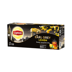 Lipton earl grey tea lemon 25x1,5g 37,5 g