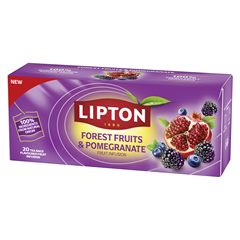 Lipton erdei gyümölcs-gránátalma tea 20x1,8g 36 g