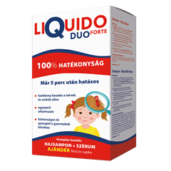 Liquido duoforte tetűírtó sampon + szérum 200+125ml 325 ml