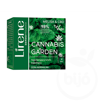 Lirene cannabis garden éjszakai regeneráló nyugtató krém 50 ml