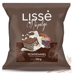 Lissé tejkrémmel töltött kakaós ostya 160 g