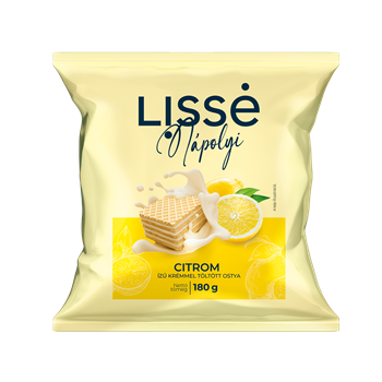 Lissé töltött ostya citromos ízű 180 g