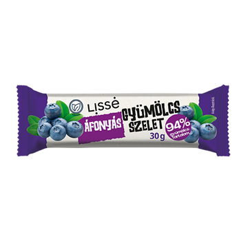 Lissé vegán gyümölcsszelet feketeáfonyás 30 g