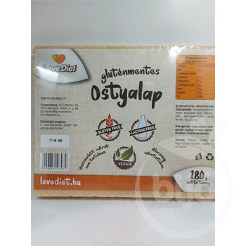 Lovediet gluténmentes ostyalap 180 g