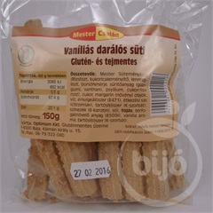 Mester Család gluténmentes darálós keksz vaníliás 150 g