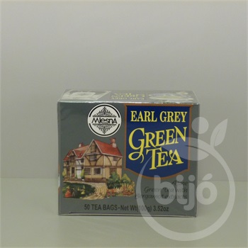 Mlesna earl grey zöld tea 50x2g 100 g