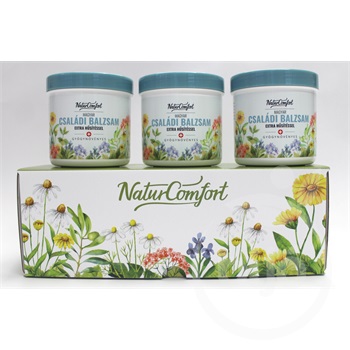 Naturcomfort Magyar Családi balzsam extra hűsítéssel tripla csomag 750 ml