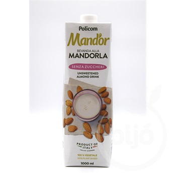 Mandor prémium cukrozatlan mandulaital 1000 ml