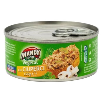 Mandy növényi pástétom gombás 120 g
