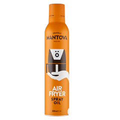 Mantova 230 air fryer spray - magas olajsav tartalmú napraforgó olajjal, avokádó- és rizs olajjal 200 ml