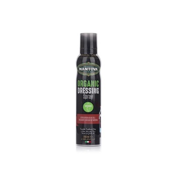 Mantova organic dressing spray- organikus extra szűz oliva olajjal és organikus balzsamecettel  200 ml