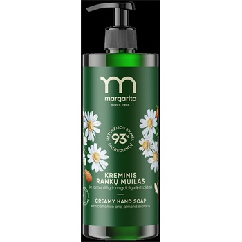 Margarita krémes folyékony szappan kamilla- és mandulakivonattal 400 ml