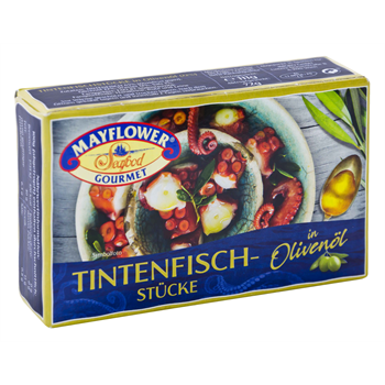 Mayflower tintahaldarabok olívaolajban 111 g