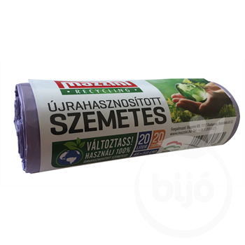 Mazzini újrahasznosított szemeteszsák 20L 20 db