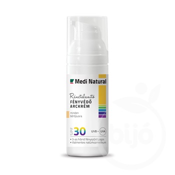Medinatural spf30 ránctalanító fényvédő arckrém 50 ml