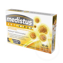 Medistus antivirus lágypasztilla méz-citrom ízben 10 db