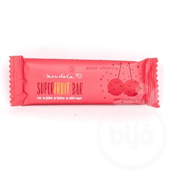 Mendula vörösáfonyás-meggyes superfruit bar 40 g