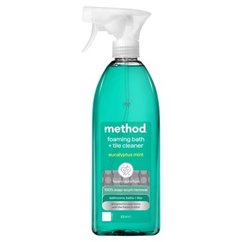 Method fürdőszoba és csempe tisztító hab - eukaliptusz-menta illattal 828 ml