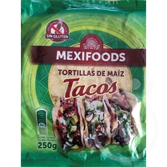 Mexifoods kukorica tortilla 15 cm 250 g