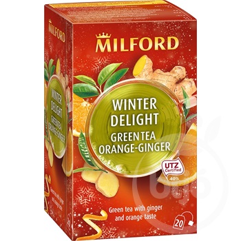 Milford winter delight zöld tea gyömbér-narancs 20x1,75g 35 g