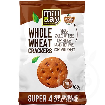 Mill Day teljes kiőrlésű kréker 4 magvas 100 g
