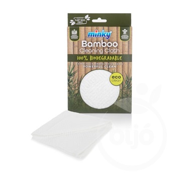 Minky eco bamboo törlőkendő 100% lebomló teljeskörű tisztítás 1 db