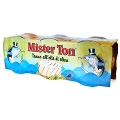 Mister Ton tonhaldarabok olíva olajban 3x70g 210 g