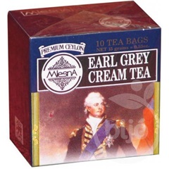 Mlesna earl grey krém filteres fekete tea 10x1,5g 10 db