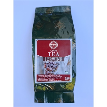 Mlesna fekete tea jégbor ízesítéssel 50 g