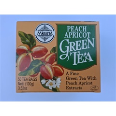 Mlesna zöld tea barack ízesítéssel 50x2g 100 g