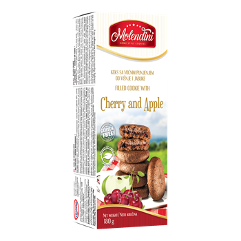Molendini cseresznyével és almával töltött sütemény 180 g