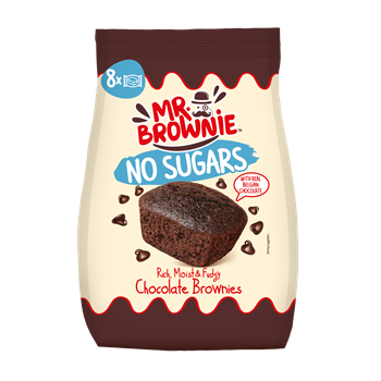 Mr. brownie cukormentes csokoládé darabos brownie 200 g