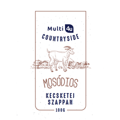 Multi 4u countryside kecsketej szappan mosódiós 100 g