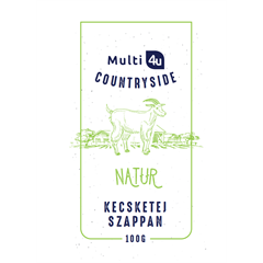 Multi 4u countryside kecsketej szappan natúr 100 g