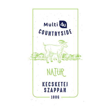 Multi 4u countryside kecsketej szappan natúr 100 g