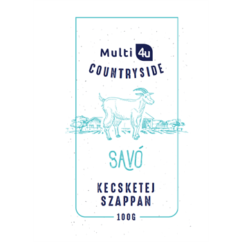 Multi 4u countryside kecsketej szappan savó 100 g