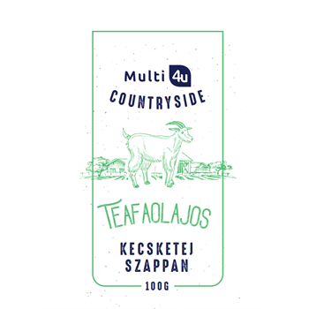 Multi 4u countryside kecsketej szappan teafaolajos 100 g